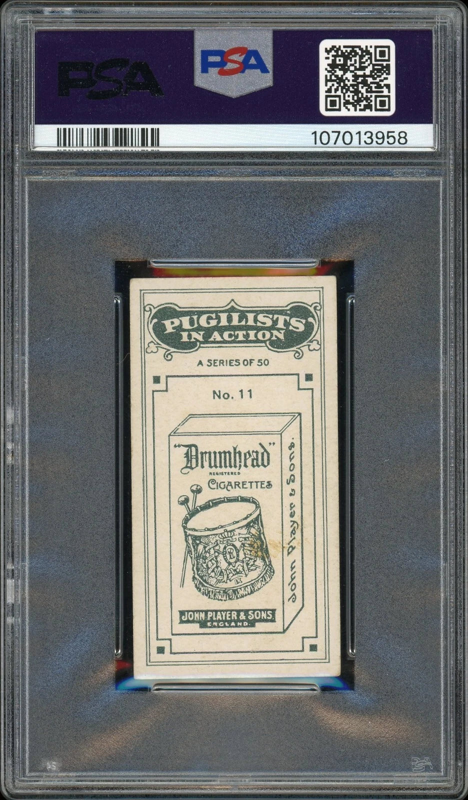 1928 John Player & Son #11 Harry Corbett Pugilists in Action PSA 4 VG-EX