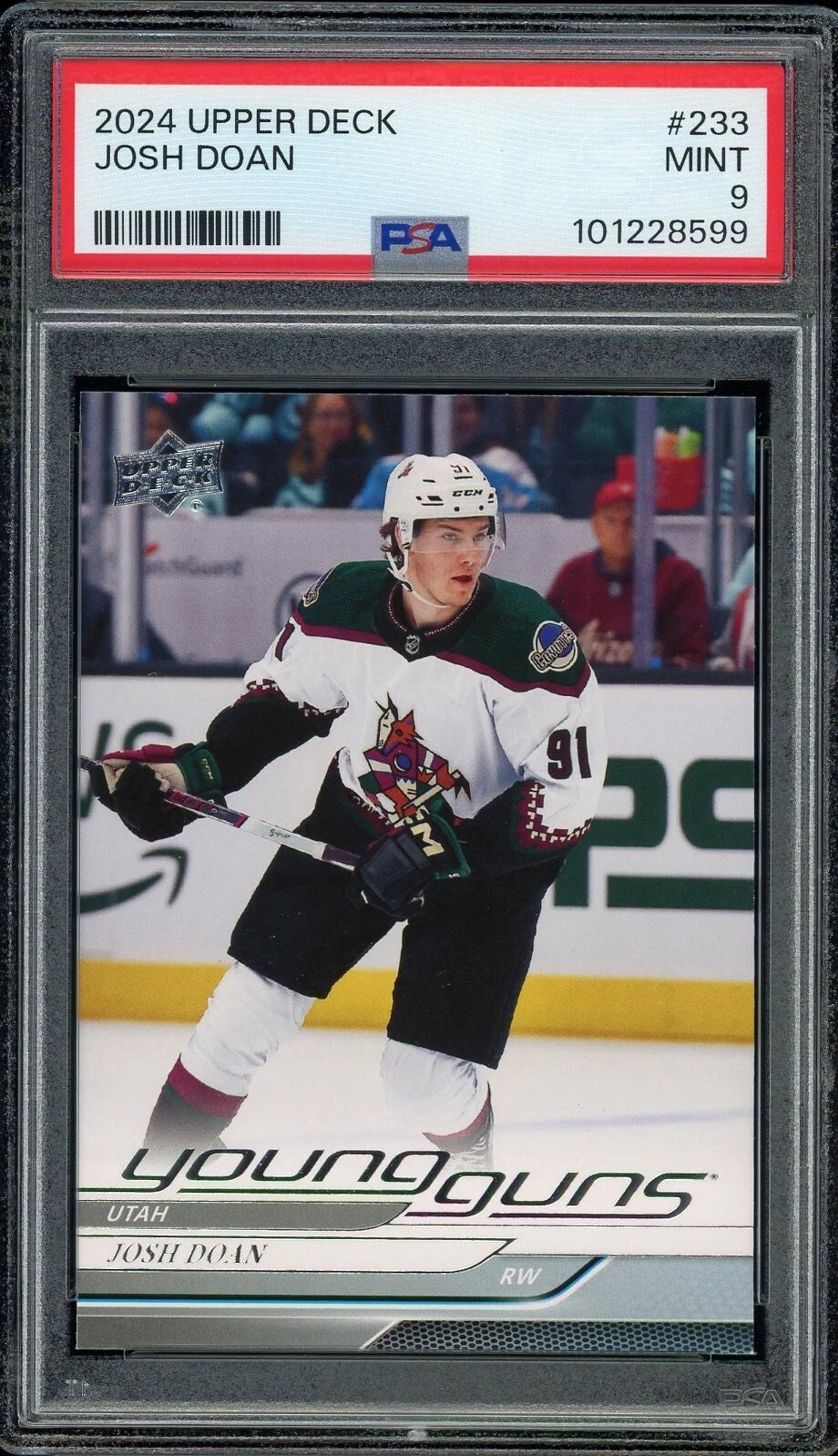 2024 Upper Deck #233 Josh Doan PSA 9 Mint