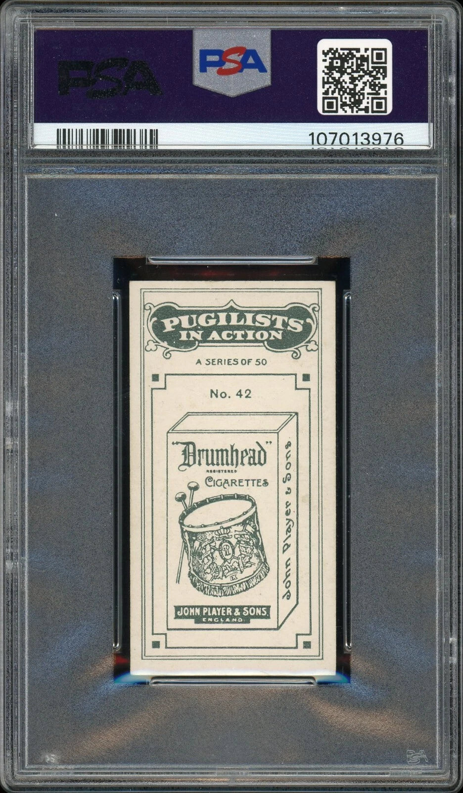 1928 John Player & Son #42 Bob Spiller Pugilist in Action PSA 6 EX-MT