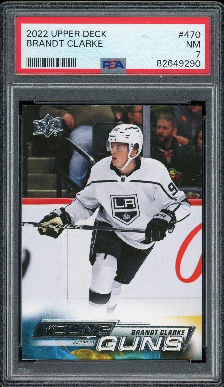 2022 Upper Deck #470 Brandt Clarke PSA 7 NM