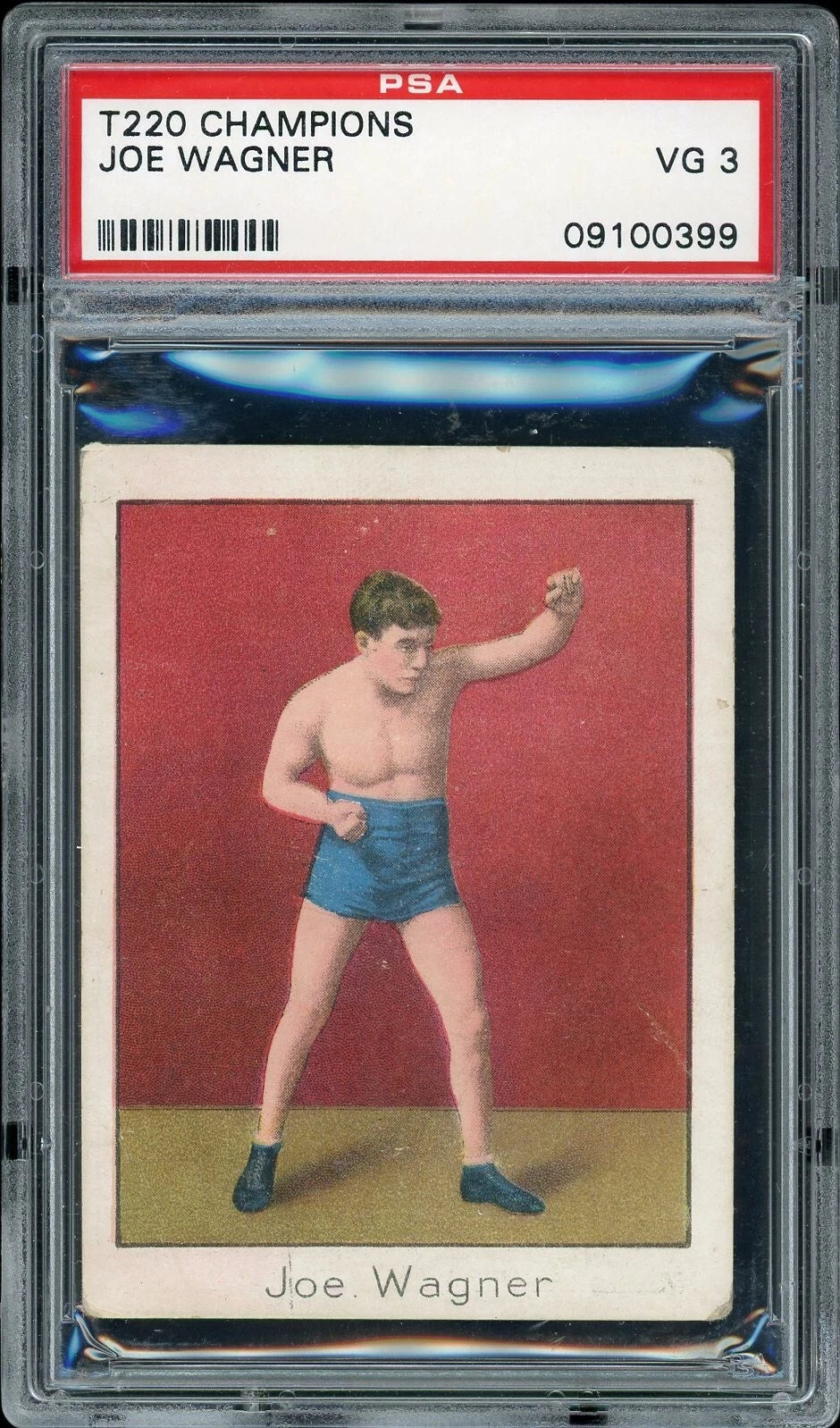 1910 Mecca Cigarettes T220 Joe Wagner PSA 3 VG