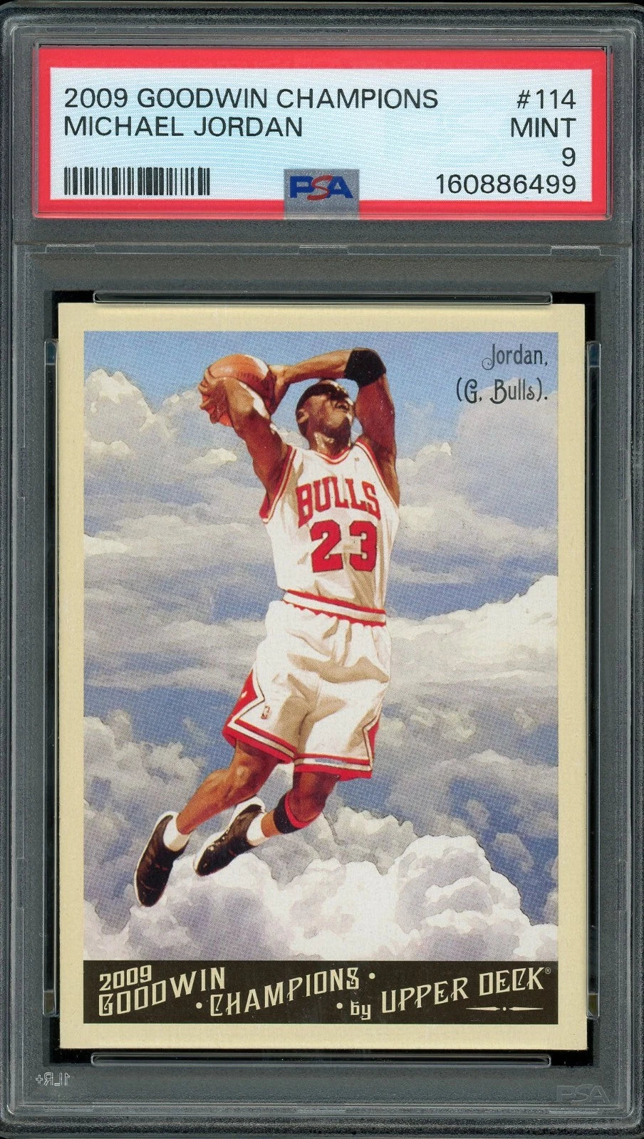 2009 Goodwin Champions #114 Michael Jordan PSA 9 Mint