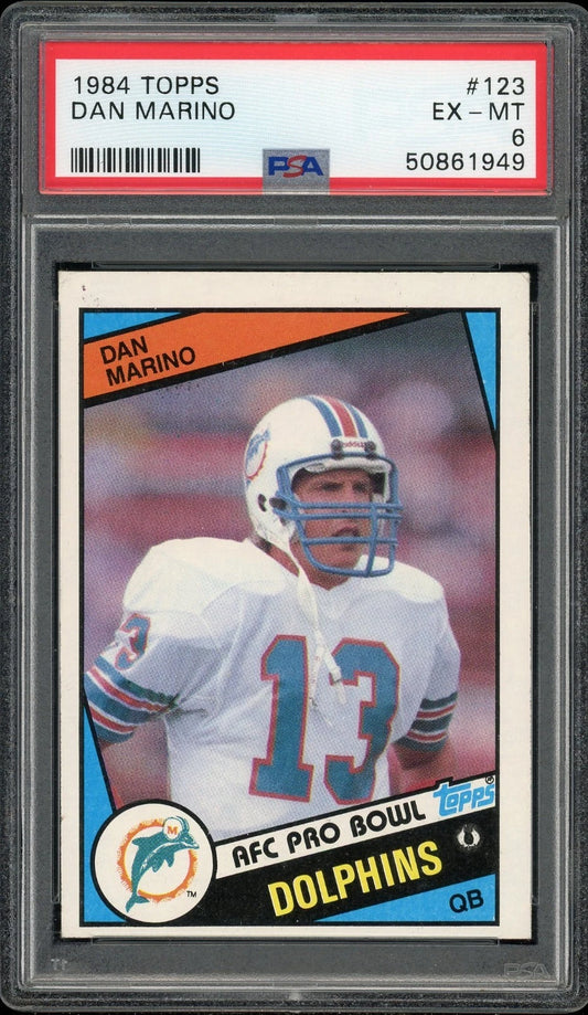 1984 Topps #123 Dan Marino PSA 6 EX-MT
