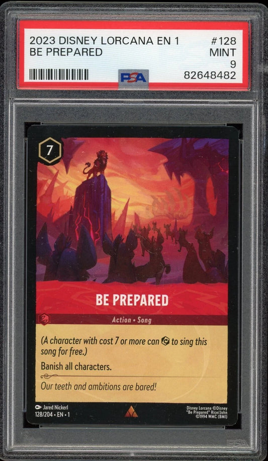 2023 EN 1 The First Chapter #128 Be Prepared PSA 9 Mint