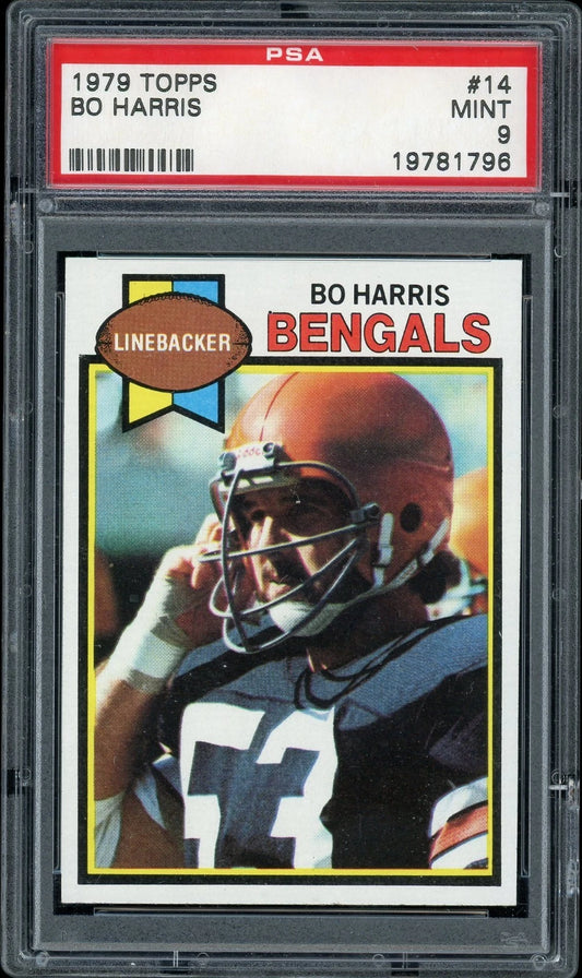 1979 Topps #14 Bo Harris PSA 9 MINT