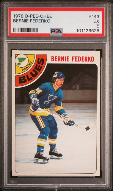 1978 O-Pee-Chee #143 Bernie Federko PSA 5 EX