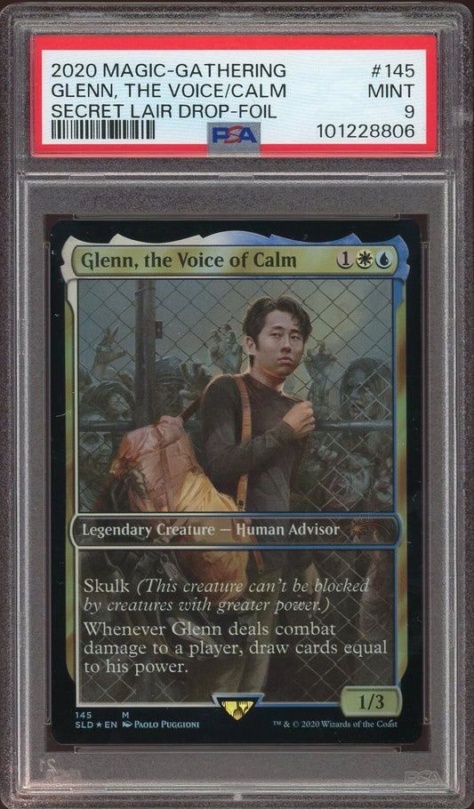 2020 Secret Lair Drop #145 Glenn, The Voice of Calm Foil PSA 9 Mint