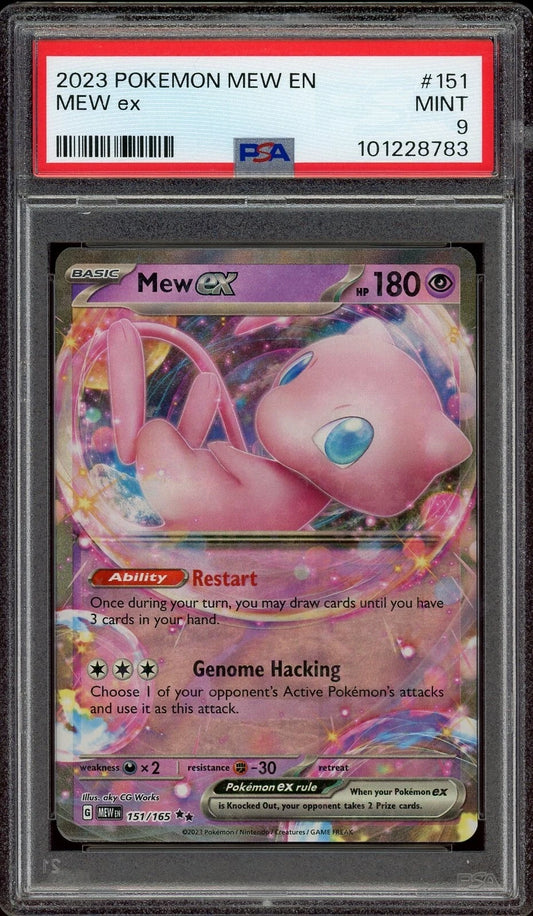 2023 Pokemon Mew EN #151 Mew ex PSA 9 mint