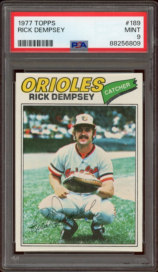 1977 Topps Rick Dempsey #189 PSA 9 Mint