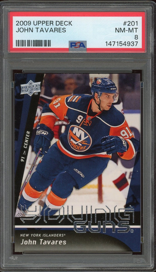 2009 Upper Deck #201 John Tavares PSA 8 NM-MT