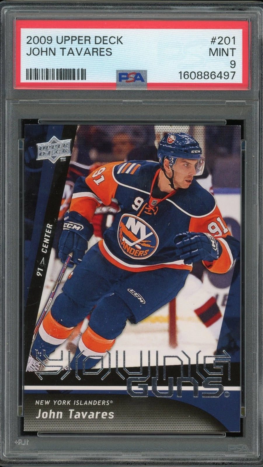 2009 Upper Deck #201 John Tavares PSA 9 Mint