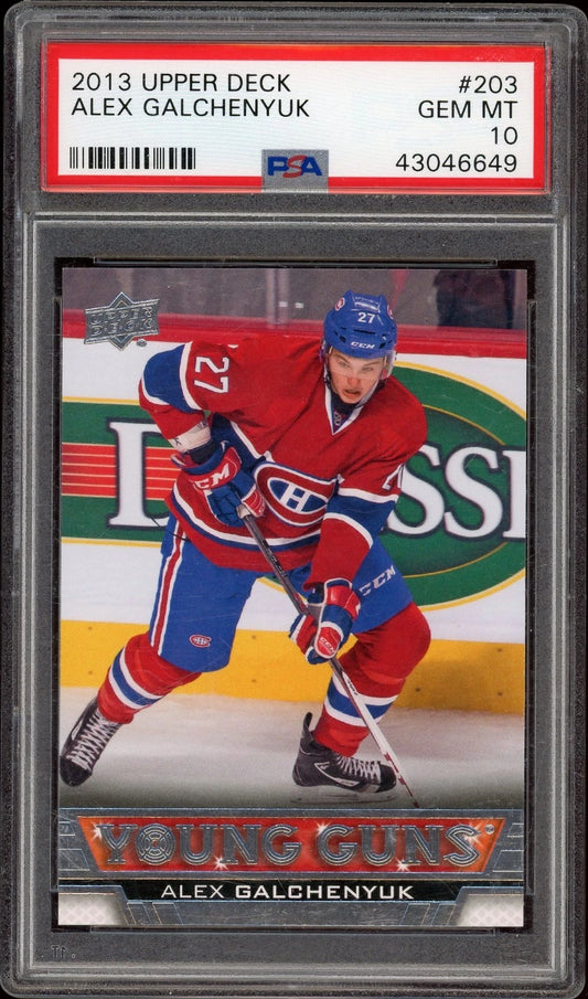 2013 Upper Deck #203 Alex Galchenyuk PSA 10 GEM MT