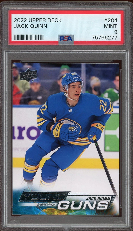 2022 Upper Deck #204 Jack Quinn PSA 9 Mint