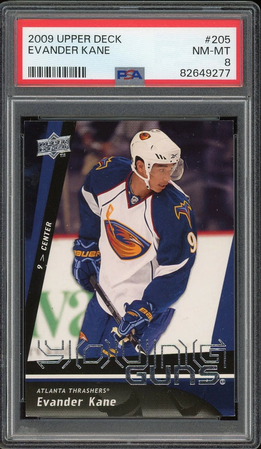 2009 Upper Deck #205 Evander Kane PSA 8 NM-MT