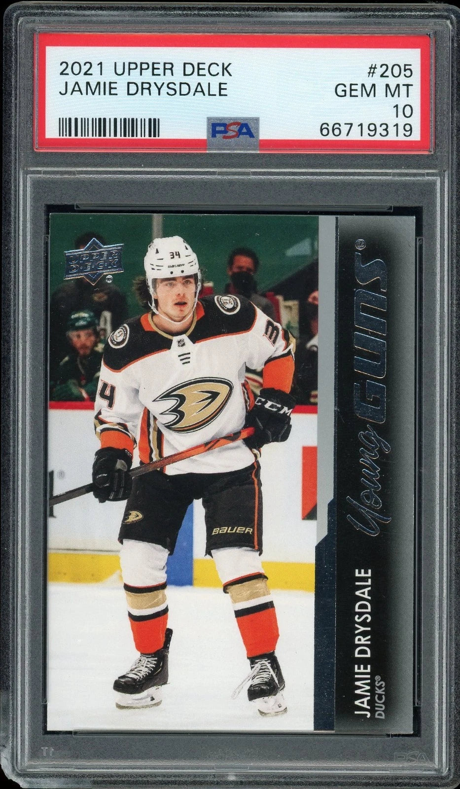 2021 Upper Deck #205 Jamie Drysdale PSA 10 GEM MT