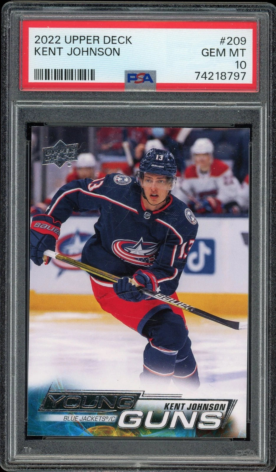 2022 Upper Deck #209 Kent Johnson PSA 10 GEM MT