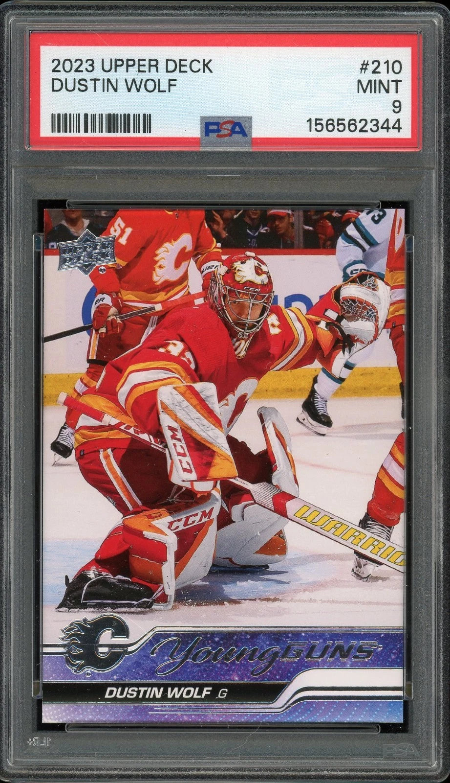 2023 Upper Deck #210 Dustin Wolf PSA 9 Mint