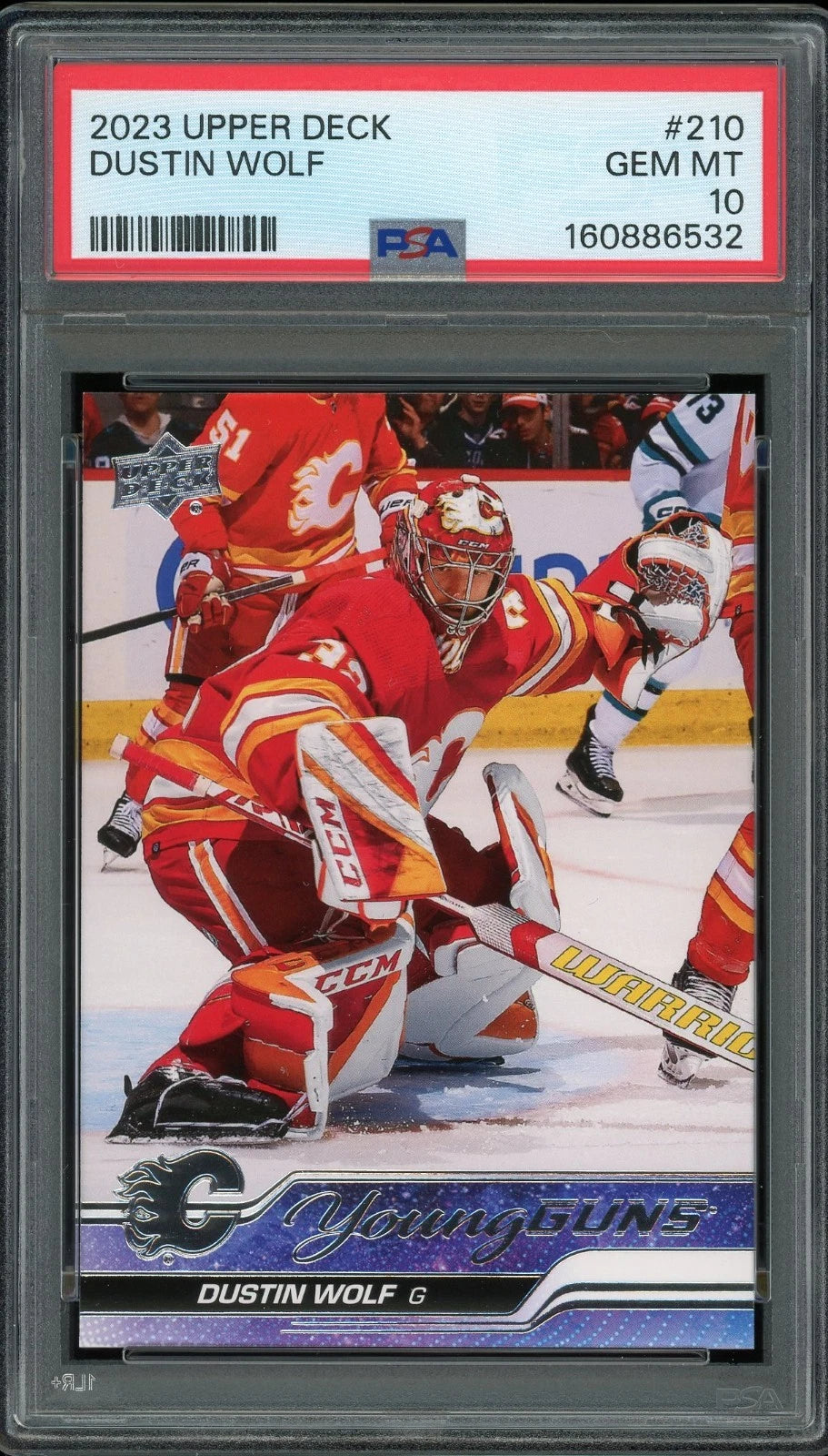 2023 Upper Deck #210 Dustin Wolf PSA 10 GEM MT