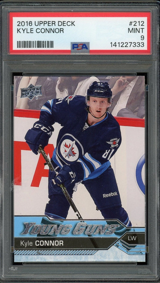 2016 Upper Deck #212 Kyle Connor PSA 9 Mint