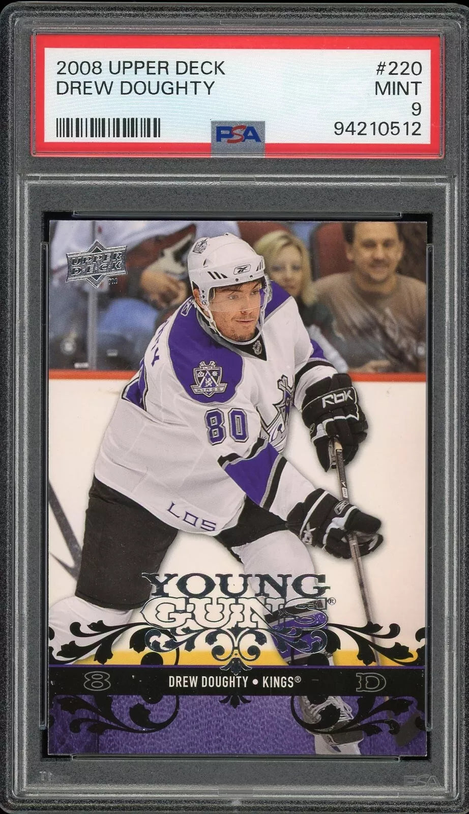 2008 Upper Deck #220 Drew Doughty PSA 9 Mint