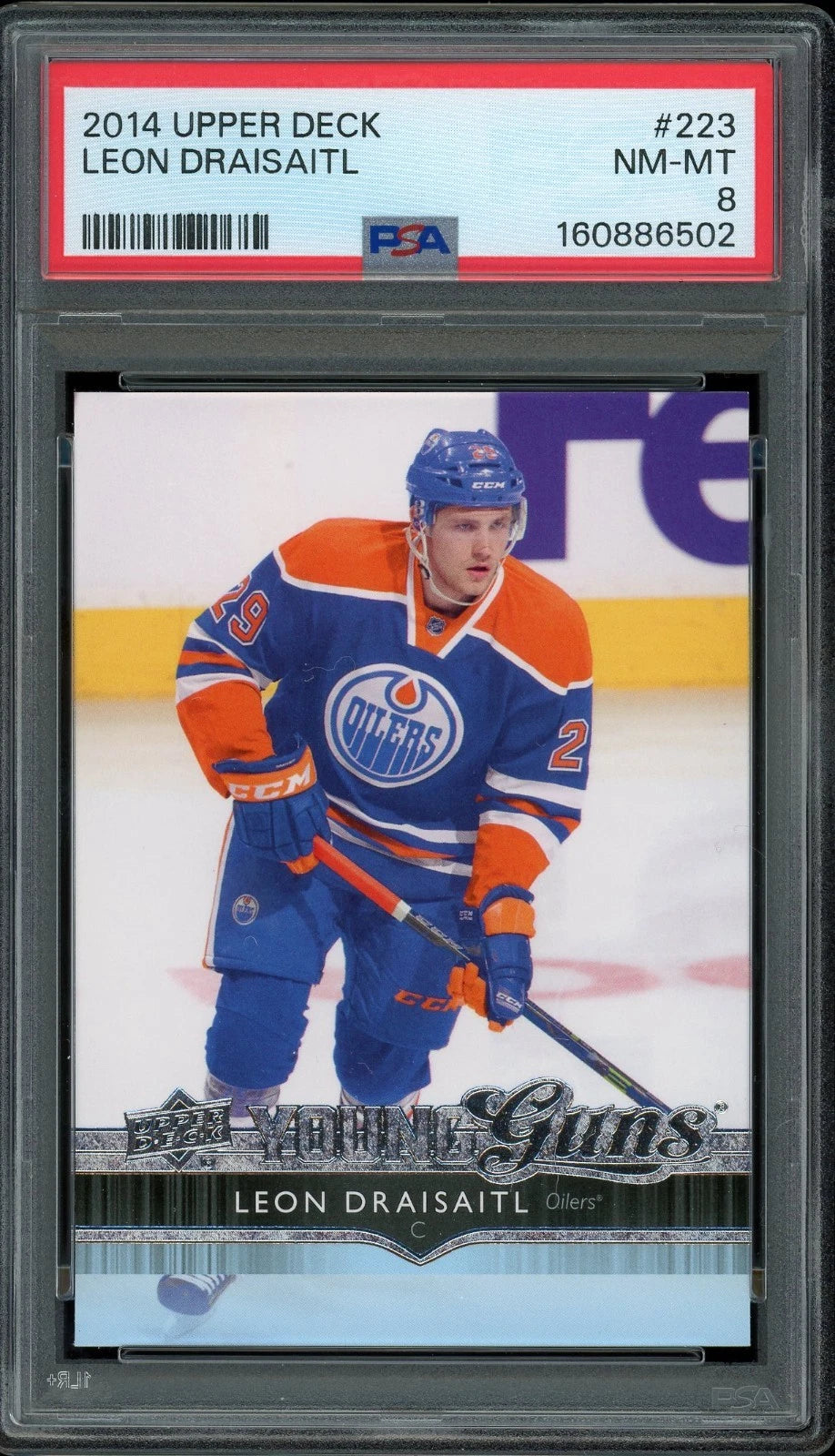 2014 Upper Deck #223 Leon Draisaitl PSA 8 NM-MT
