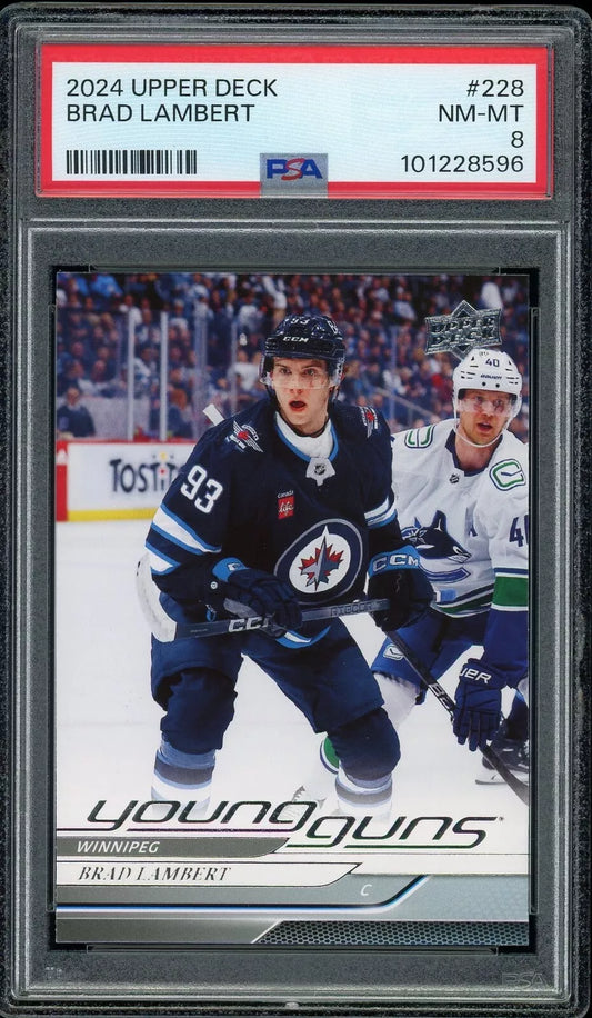 2024 Upper Deck #228 Brad Lambert PSA 8