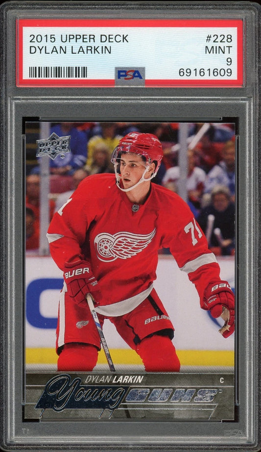 2015 Upper Deck #228 Dylan Larkin PSA 9