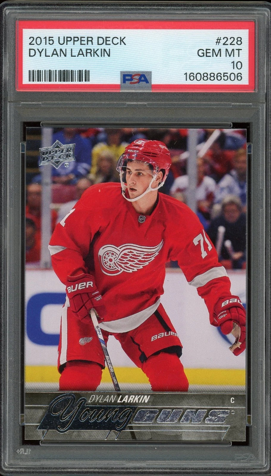 2015 Upper Deck #228 Dylan Larkin PSA 10 GEM MT