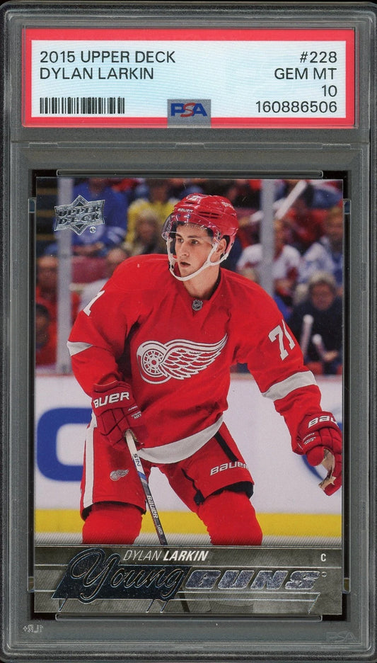 2015 Upper Deck #228 Dylan Larkin PSA 10 GEM MT