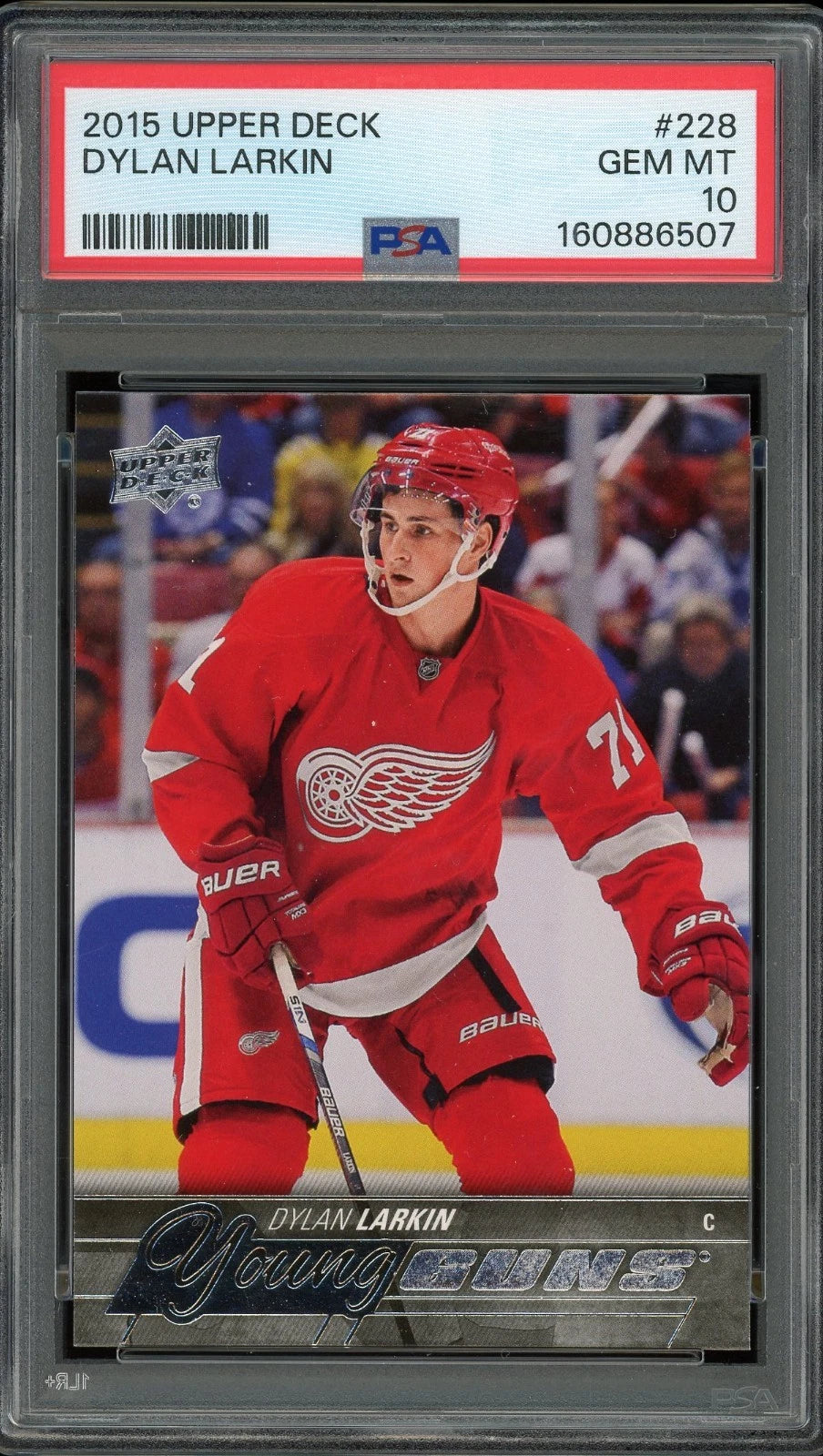 2015 Upper Deck #228 Dylan Larkin PSA 10 GEM MT