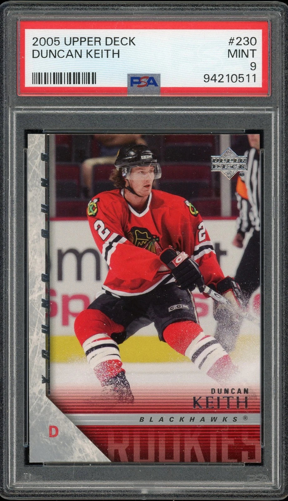 2005 Upper Deck #230 Duncan Keith PSA 9 Mint