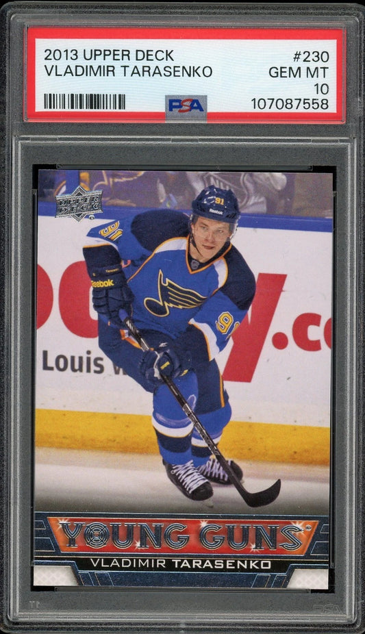 2013 Upper Deck #230 Vladimir Tarasenko PSA 10