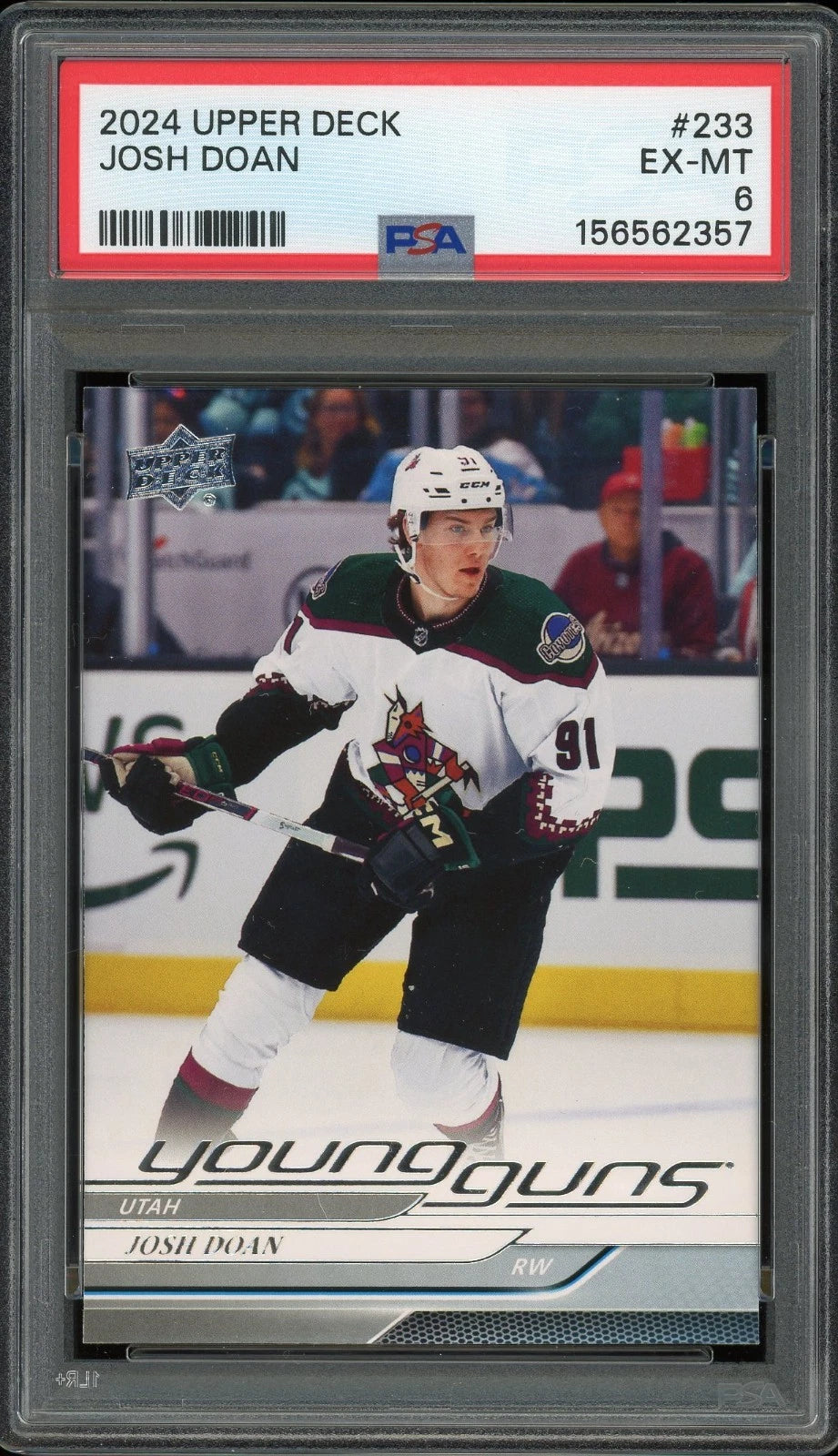 2024 Upper Deck #233 Josh Doan PSA 6 EX-MT