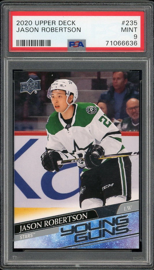 2020 Upper Deck #235 Jason Robertson PSA 9 Mint