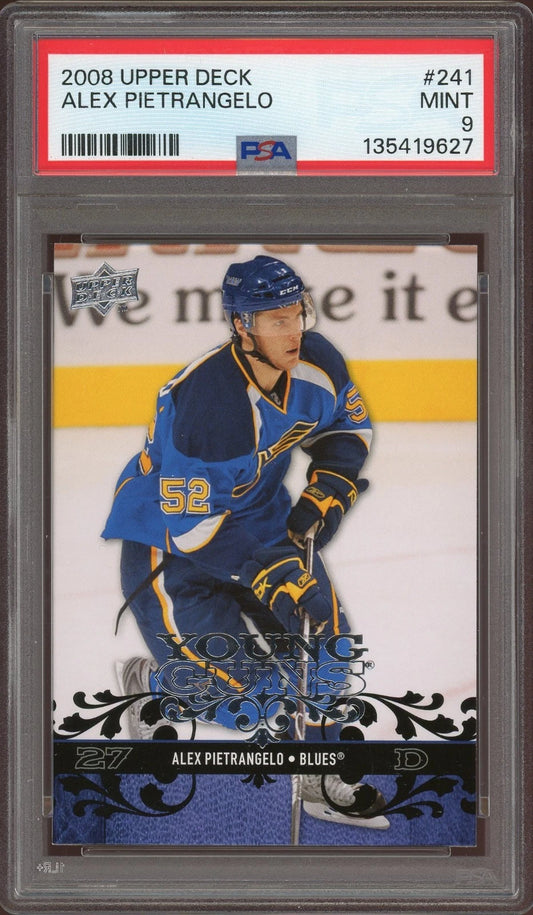 2008 Upper Deck #241 Alex Pietrangelo PSA 9 Mint
