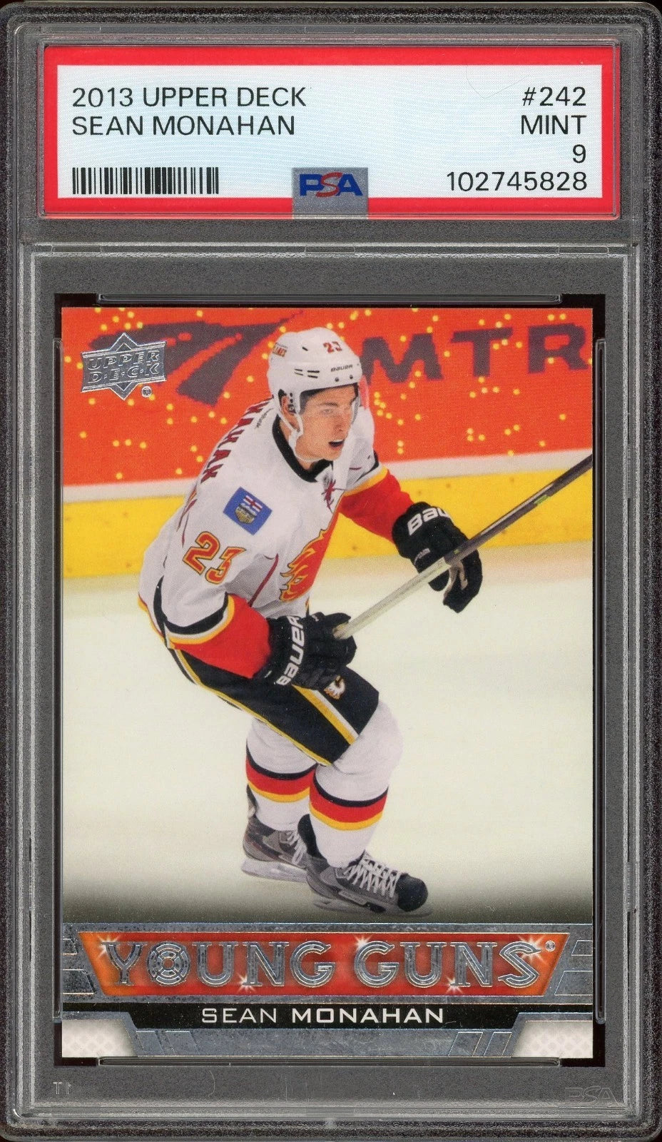 2013 Upper Deck #242 Sean Monahan PSA 9 Mint