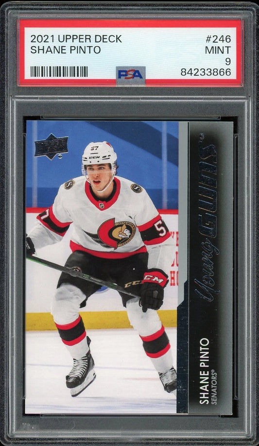 2021 Upper Deck #246 Shane Pinto PSA 9 Mint