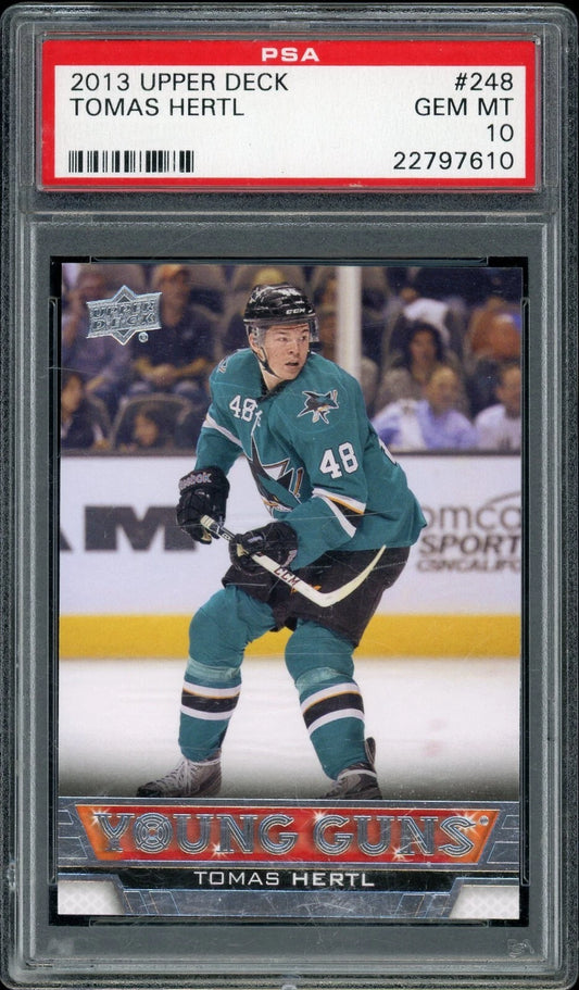 2013 Upper Deck #248 Tomas Hertl PSA 10 GEM MT