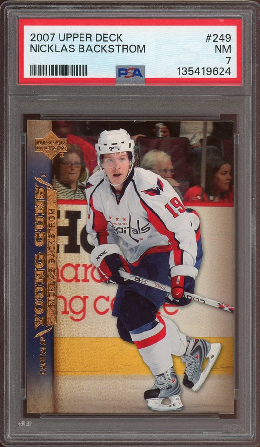 2007 Upper Deck #249 Nicklas Backstrom PSA 7 NM