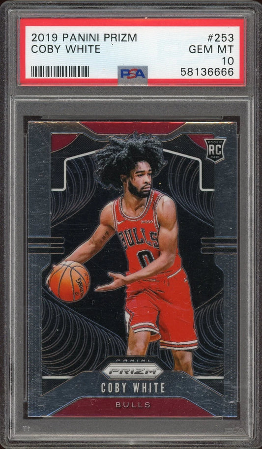 2019 Panini Prizm #253 Coby White PSA 10 GEM MT