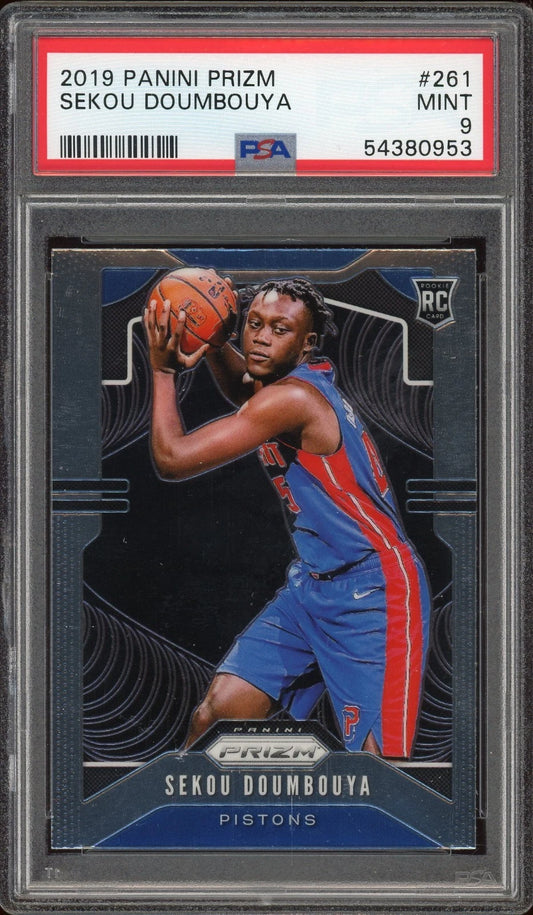 2019 Panini Prizm #261 Sekou Doumbouya PSA 9 Mint