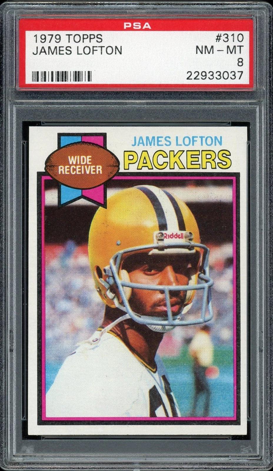 1979 Topps #310 James Lofton PSA 8 NM-MT