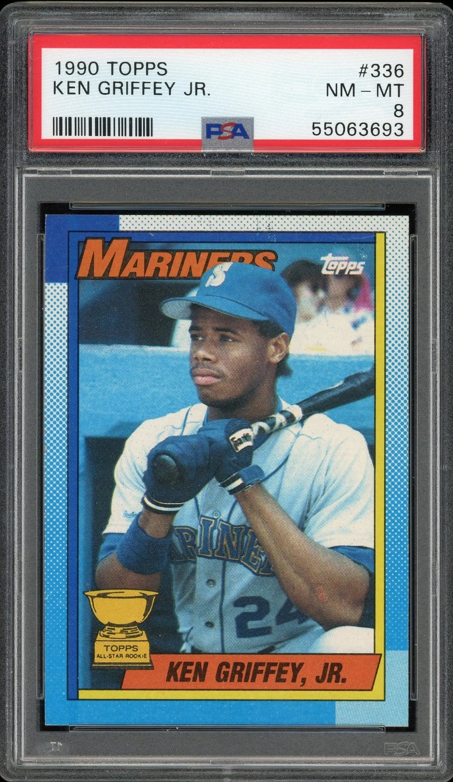 1990 Topps #336 Ken Griffey Jr. PSA 8 NM-MT