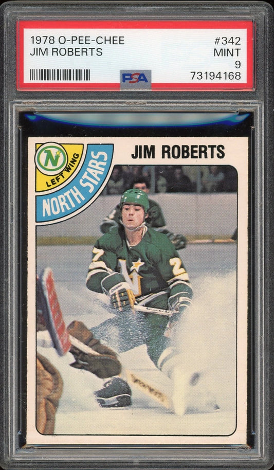 1978 O-Pee-Chee #342 Jim Roberts PSA 9 Mint