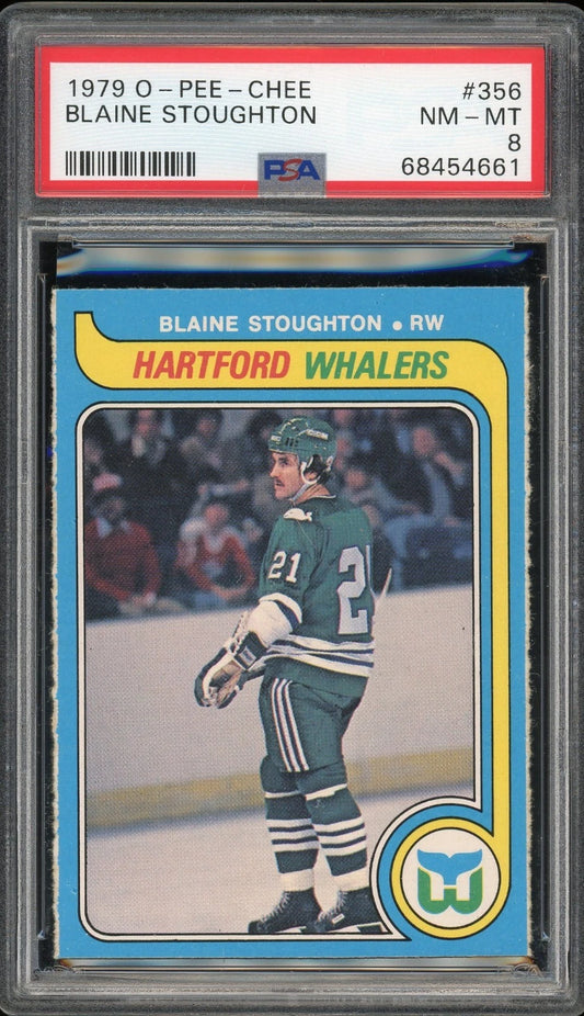 1979 O-Pee-Chee #356 Blaine Stoughton PSA 8 NM-MT