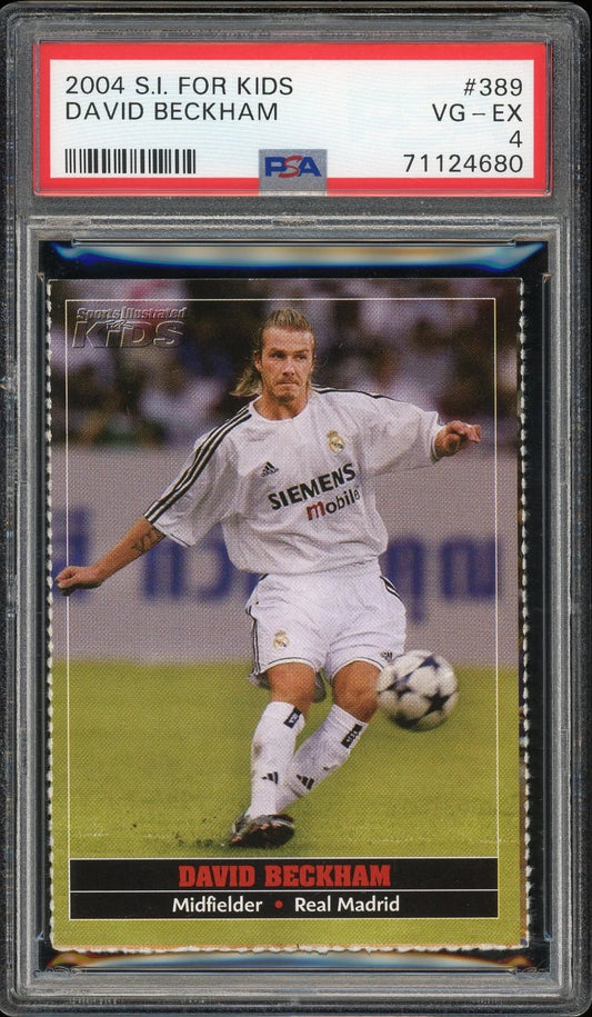 2004 Sports Illustrated for Kids David Beckham #389 PSA 4 VG-EX
