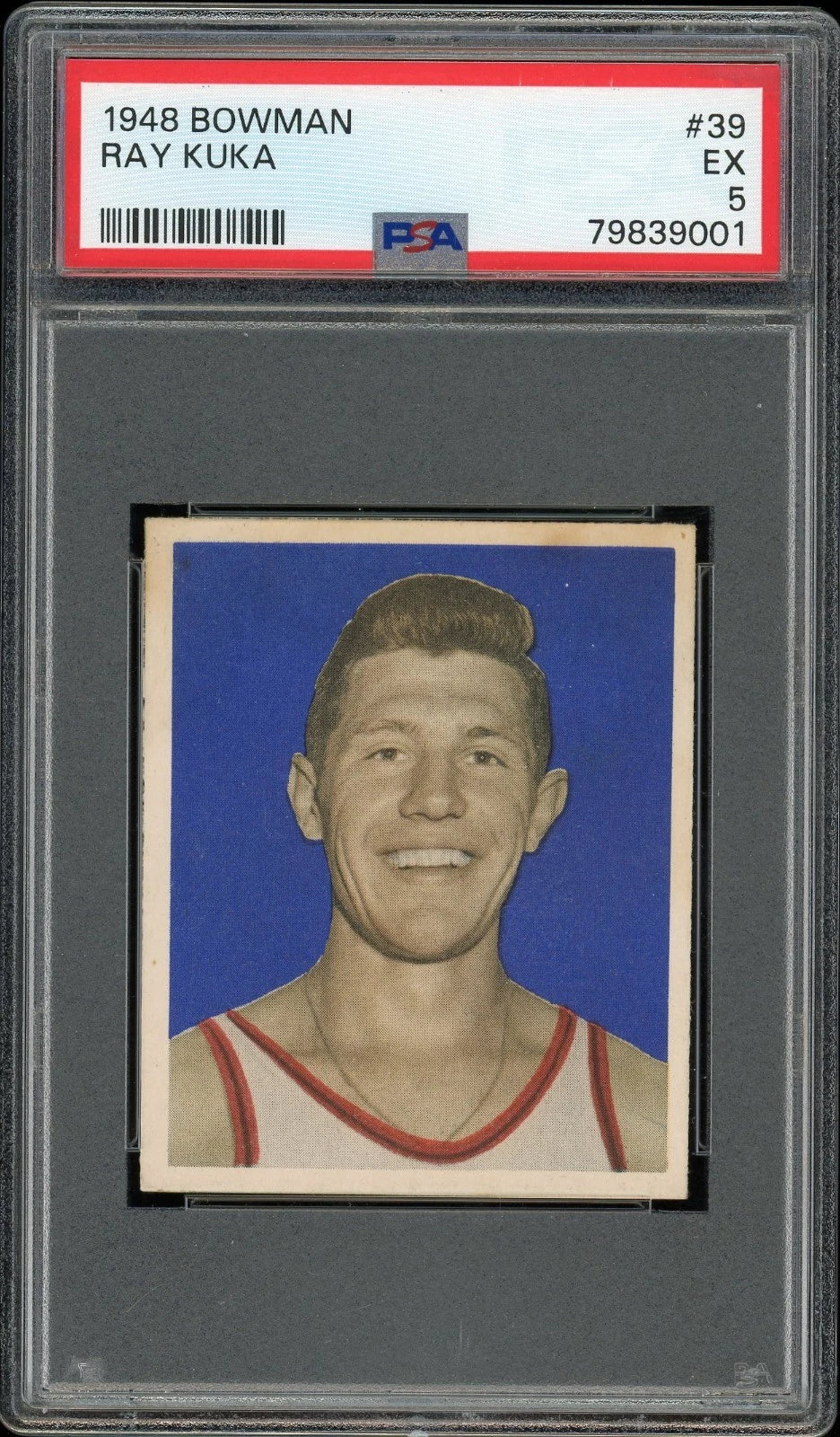 1948 Bowman #39 Ray Kuka PSA 5 EX