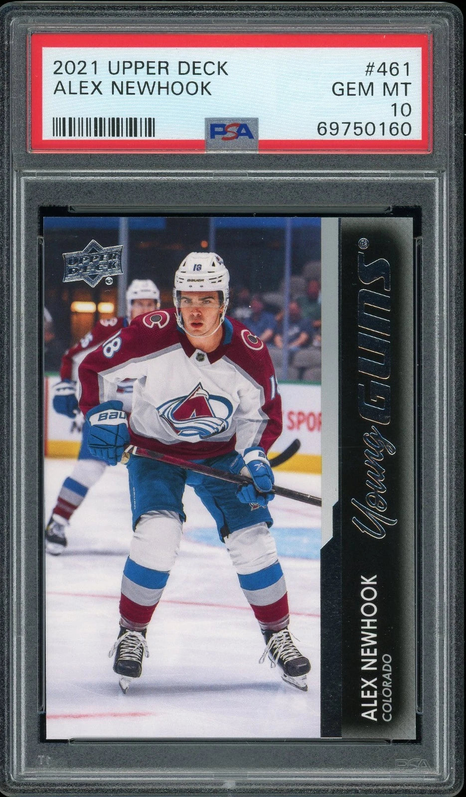 2021 Upper Deck #461 Alex Newhook PSA 10 GEM MT