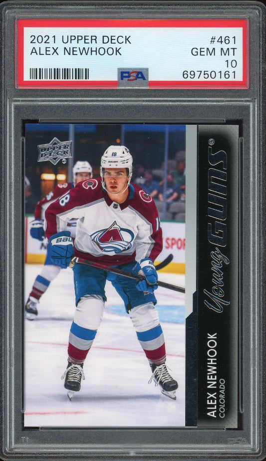 2021 Upper Deck #461 Alex Newhook PSA 10