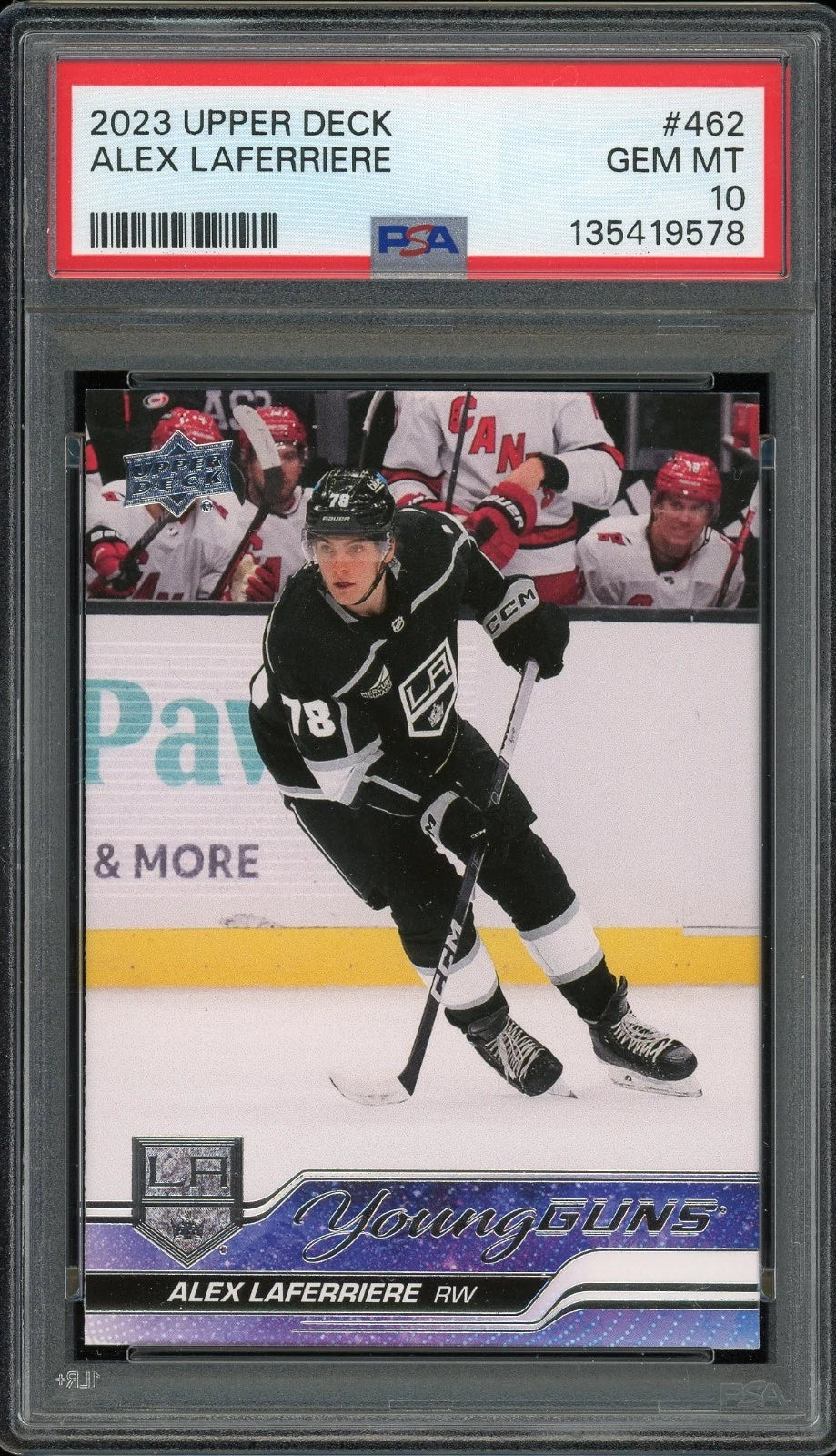 2023 Upper Deck #462 Alex Laferriere PSA 10